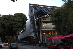 Recoleta mall entrance stairs Vicente Lopez and Uriburu streets Recoleta